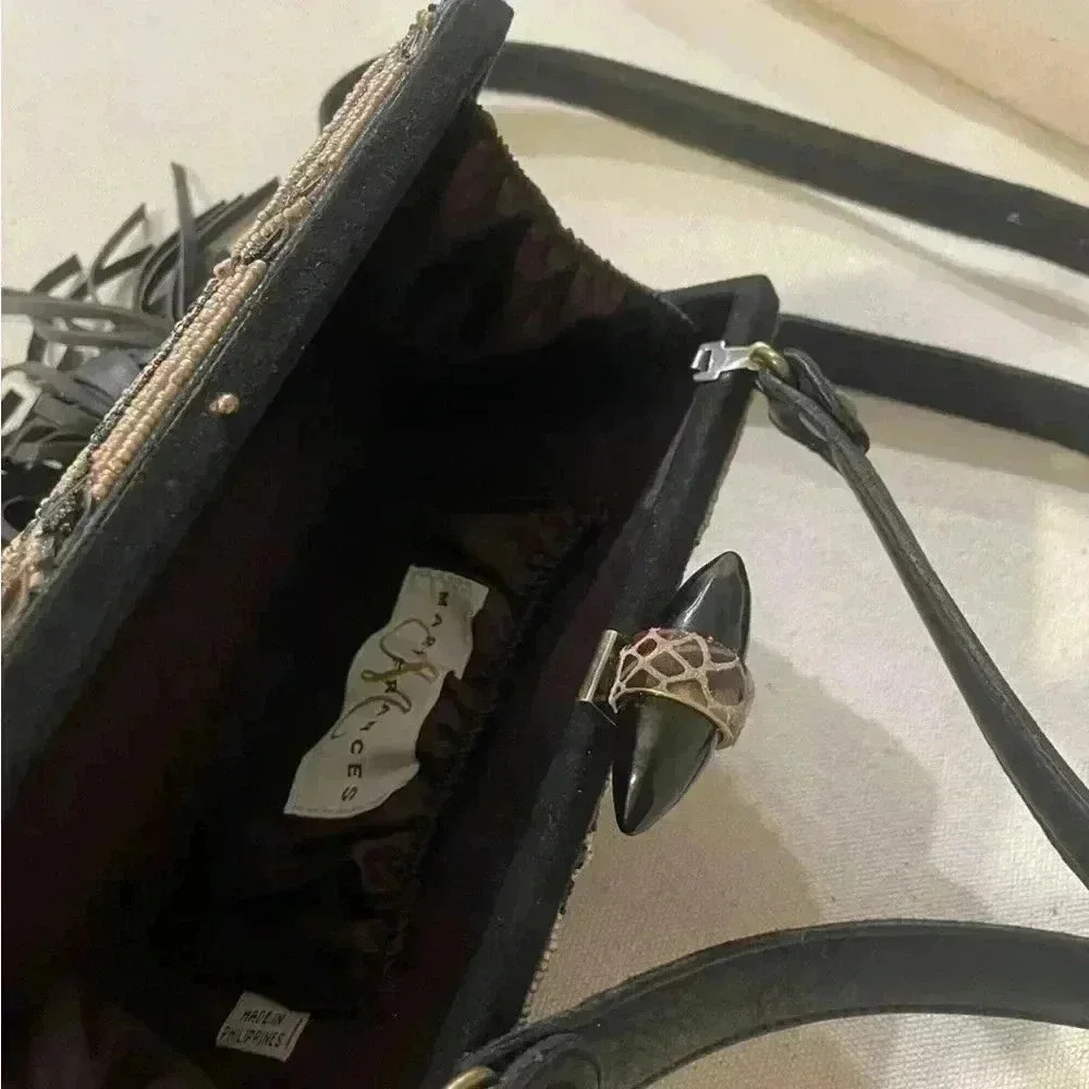 Mary Frances Beaded Crossbody Handbag OS EUC - Picture 7 of 11